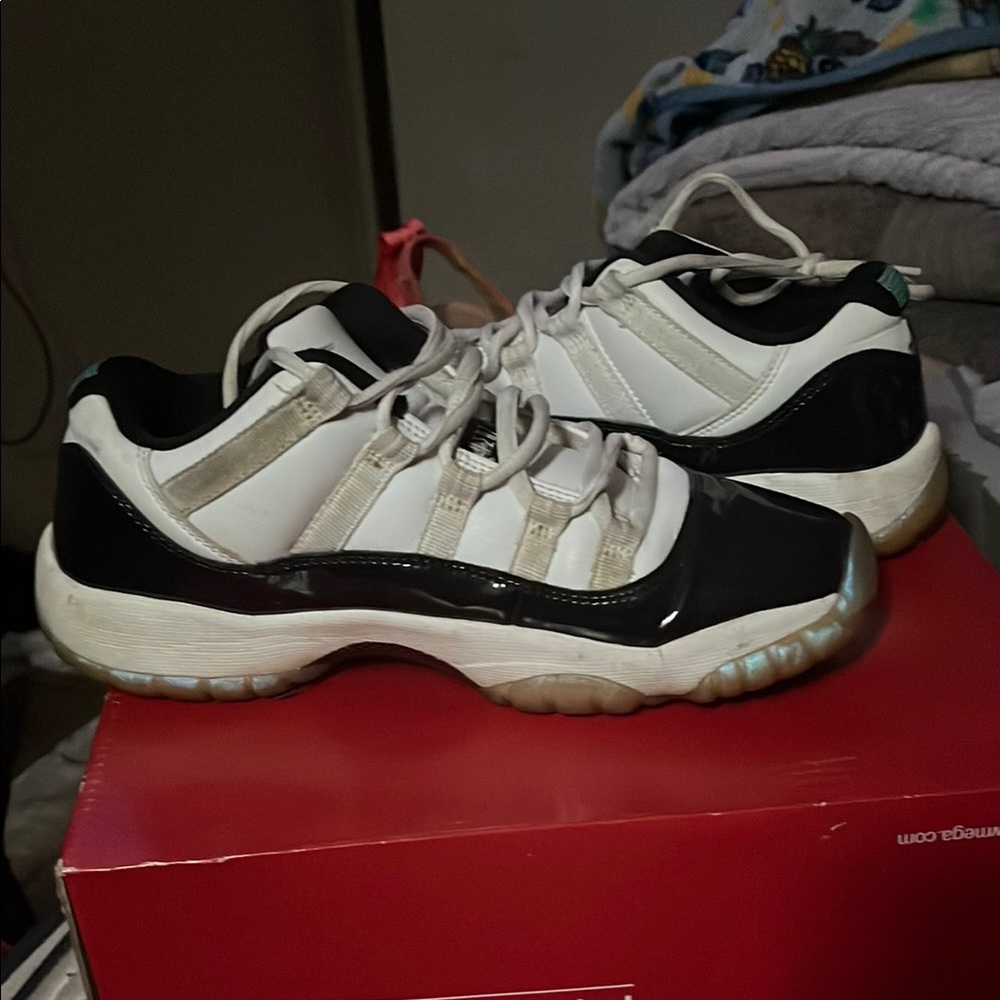 Nike Air Jordan 11 Retro Low Black White Sneakers
